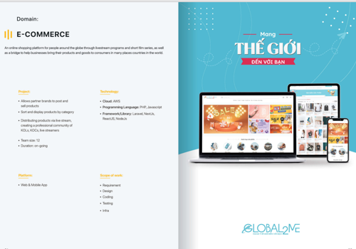 G2M - E-commerce web development