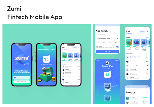 Zumi - Fintech Mobile App