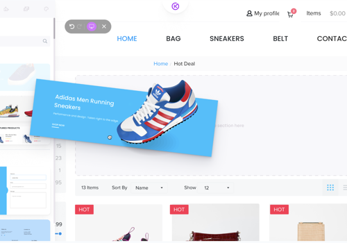 AI-powered no code ecommerce builder
