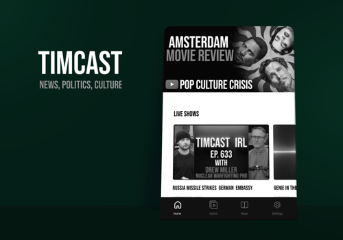Delivered a Mobile App for TimCast’s Video Content