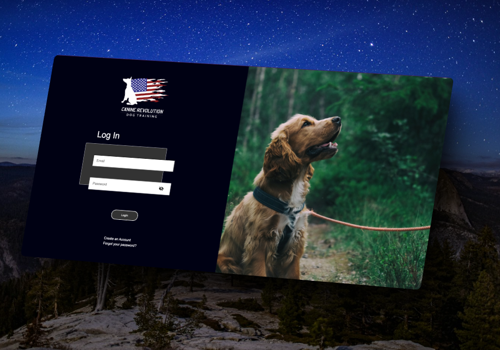 Canine Revolution's Customer Portal