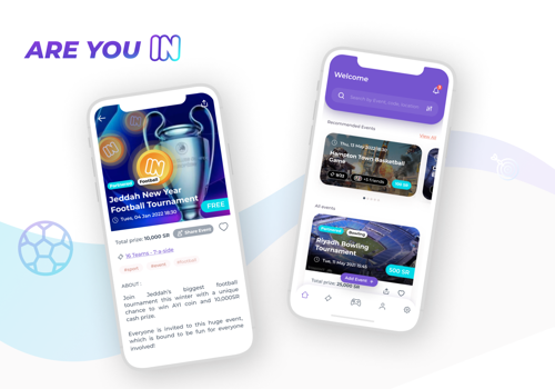 Are You In - Sports Platform