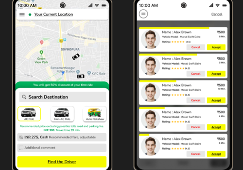 Cab Booking Apps for Android & iOS