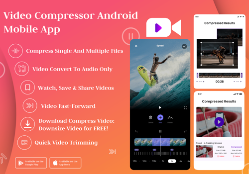 Over .5 million Downloads Video Compressing App