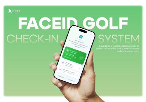 FaceID Golf Check-in App Development