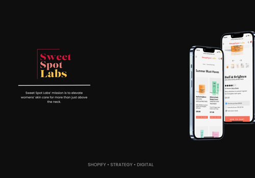 SweetSpot Labs - Shopify Development