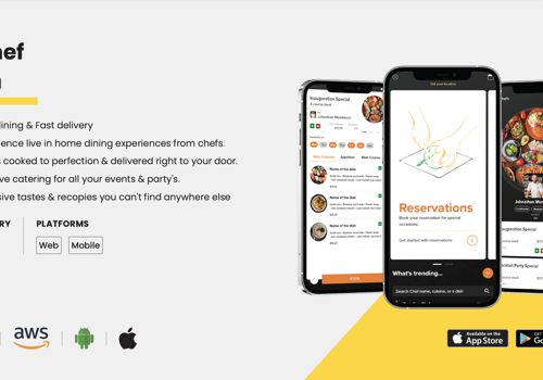 iOS, Android, Web Platform for Chefs