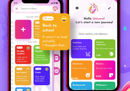 Unicorn Diary App