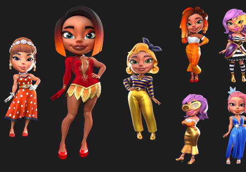 Character Image Modelling for Mobile Games