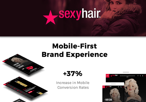 SexyHair - Mobile-First Brand Experience
