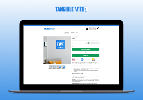 Tangible Tokens - Ecommerce App