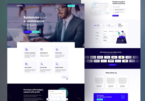 Inventory Ahead Website UX/UI Design