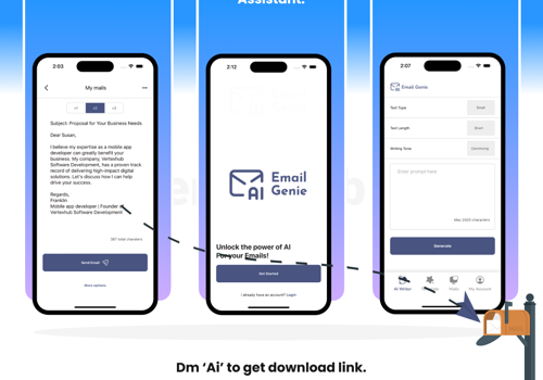 Generative email Ai solution for professionals