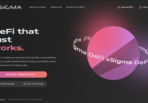 xSigma DeFi by ZK International (NASDAQ: ZKIN)