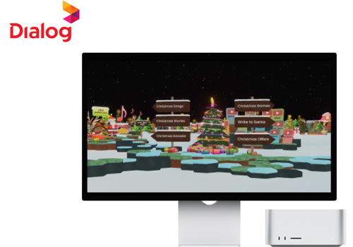 Interactive 3D Virtual Winter Wonderland