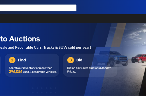 Back End Web Development of Copart Website
