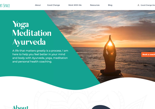 Heart Space website Design and Development