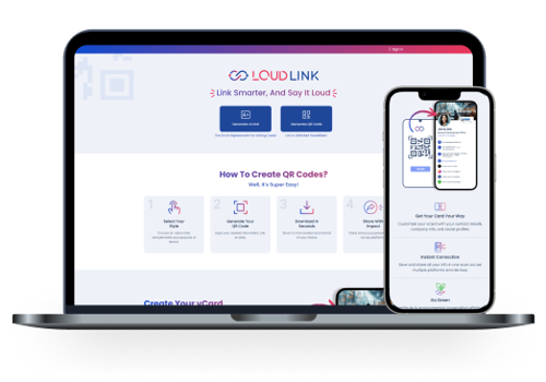 Industry-leading digital business card and QR code