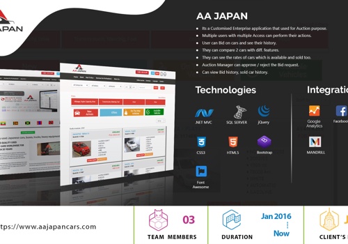 AA JAPAN Website