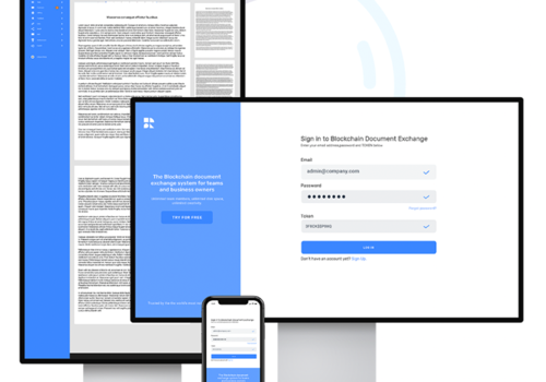 Blockchain Document Exchange