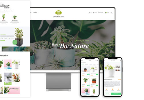 Sustainable Plant and Home Decor E-commerce