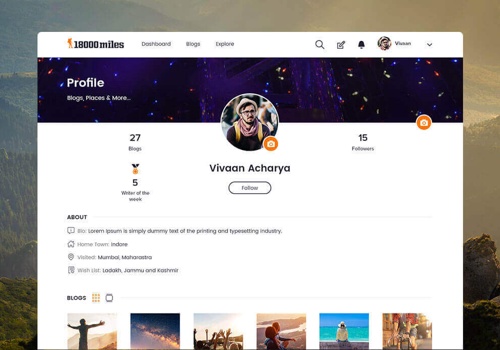 18000miles - an amazing way to connect people