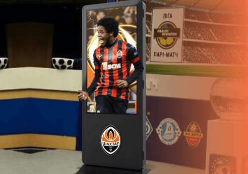 Interactive AR-stand for FC Shalhtar