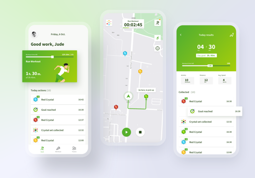 INTERACTIVE WALKING APP