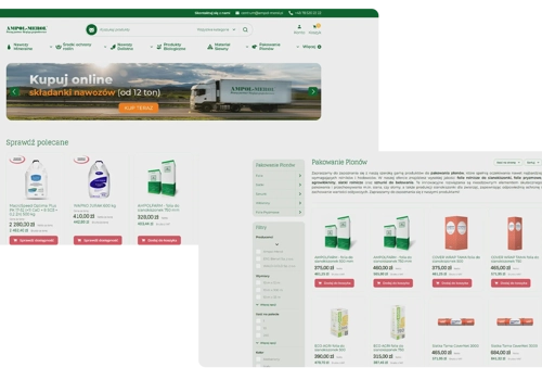 Online store for agricultural production supplies