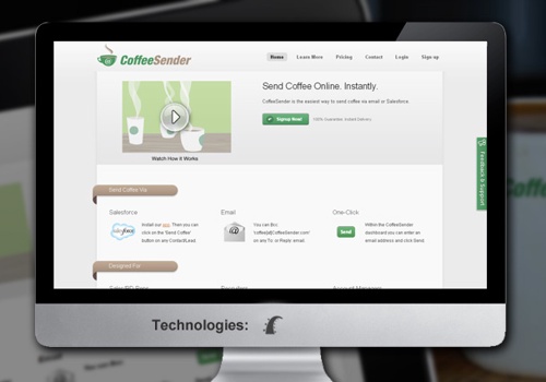 Coffee Sender -  Ruby on Rails Project