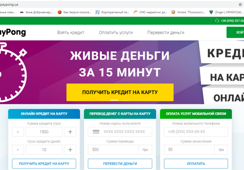 PayPong. Payment system.