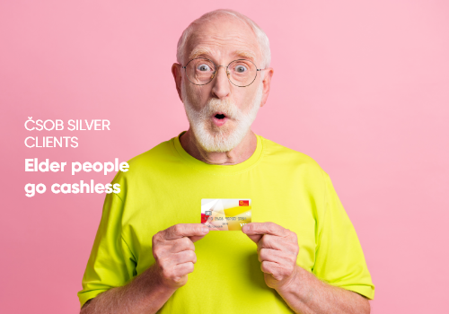Elder people go cashless