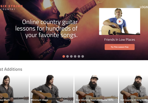 Six String Country - Web + Mobile Guitar Training