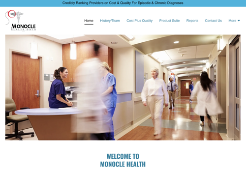 Monocle Health Data - Custom Web Platform