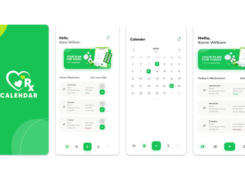 Rx Calendar App