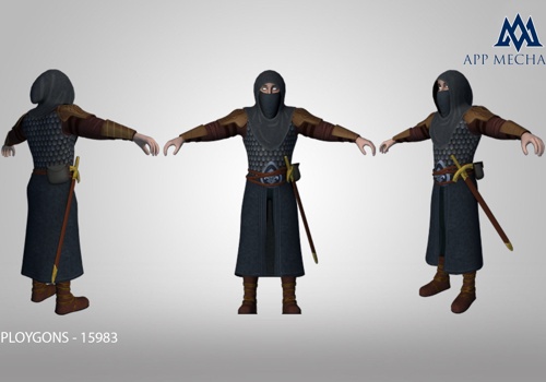 3D Model of Game Character