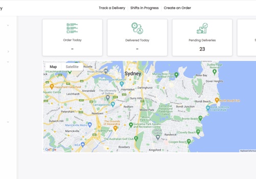 Courier delivery app
