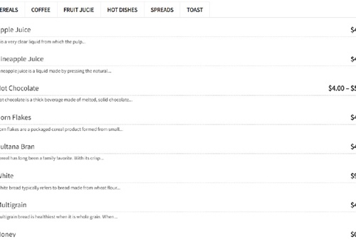 Motel website re-design