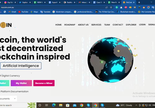 The world's first decentralized blockchain by AI