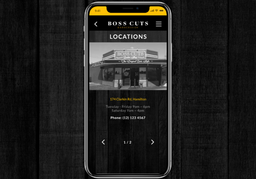 Boss Cuts Mobile App