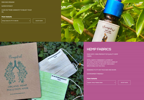 Web Development for Hempstrol