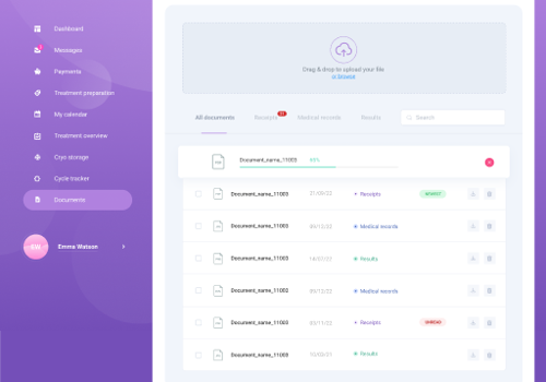 Unica Clinic: User-friendly Patient Portal