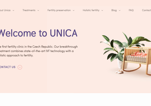 Unica Clinic: Attractive website with Global Reach