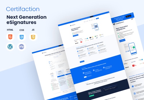 Website Development for Certifaction.io