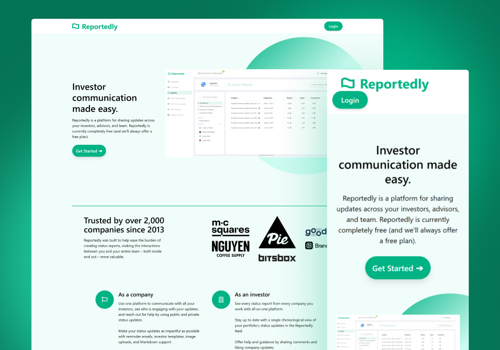 Reportedly - Investor communication made easy.