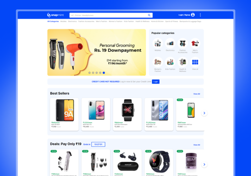 Snapmint - Get an EMI without a card