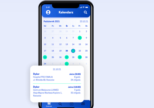 MedTech| Mobile App for Managing Shifts