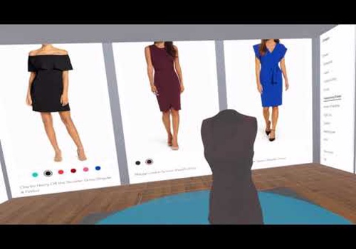 Oculus Rift Facebook Spaces Dress E-Commerce Prototype
