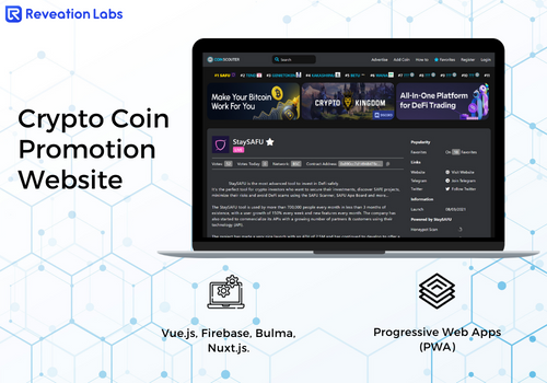 Crypto Coin Promotion Website