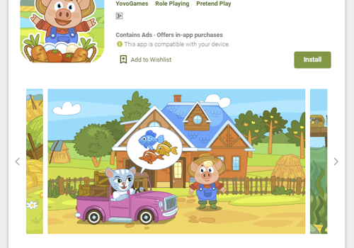 Farm for kids mobile game for YovoGames
